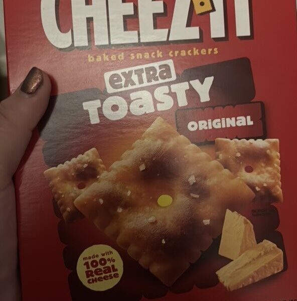 Cheez-It Baked Snack Crackers Extra Toasty Family Size